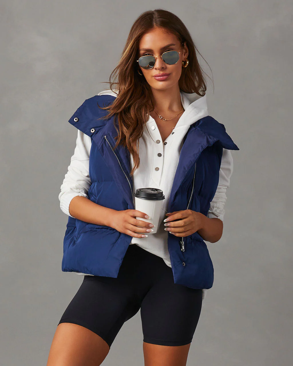 Anna Pocketed Puffer Vest - Image 17