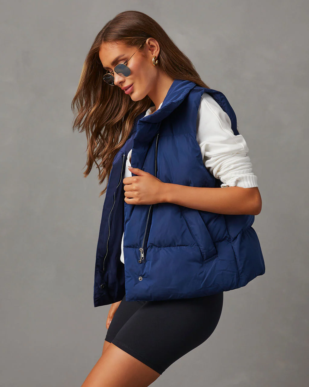 Anna Pocketed Puffer Vest - Image 19
