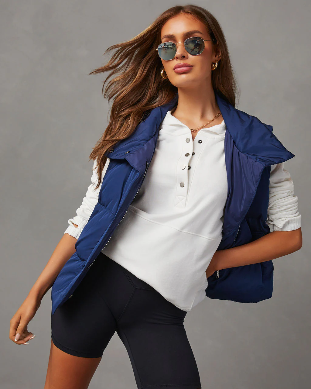 Anna Pocketed Puffer Vest - Image 21