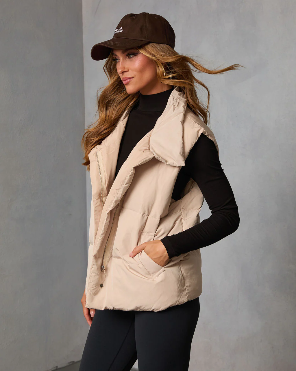 Anna Pocketed Puffer Vest - Image 3