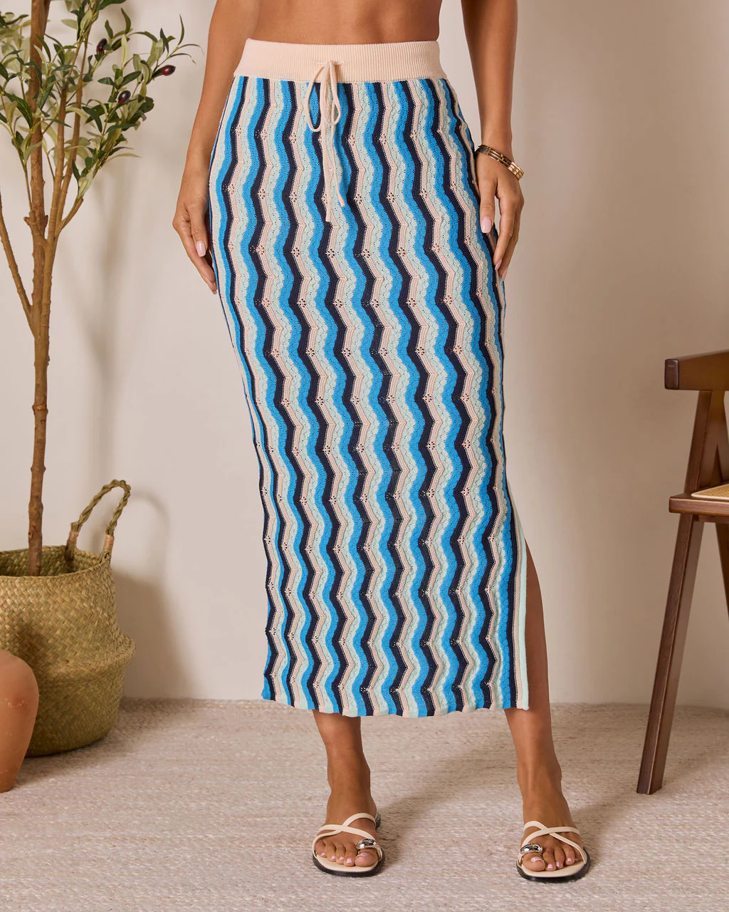 Antarie Knit Maxi Skirt - Image 2