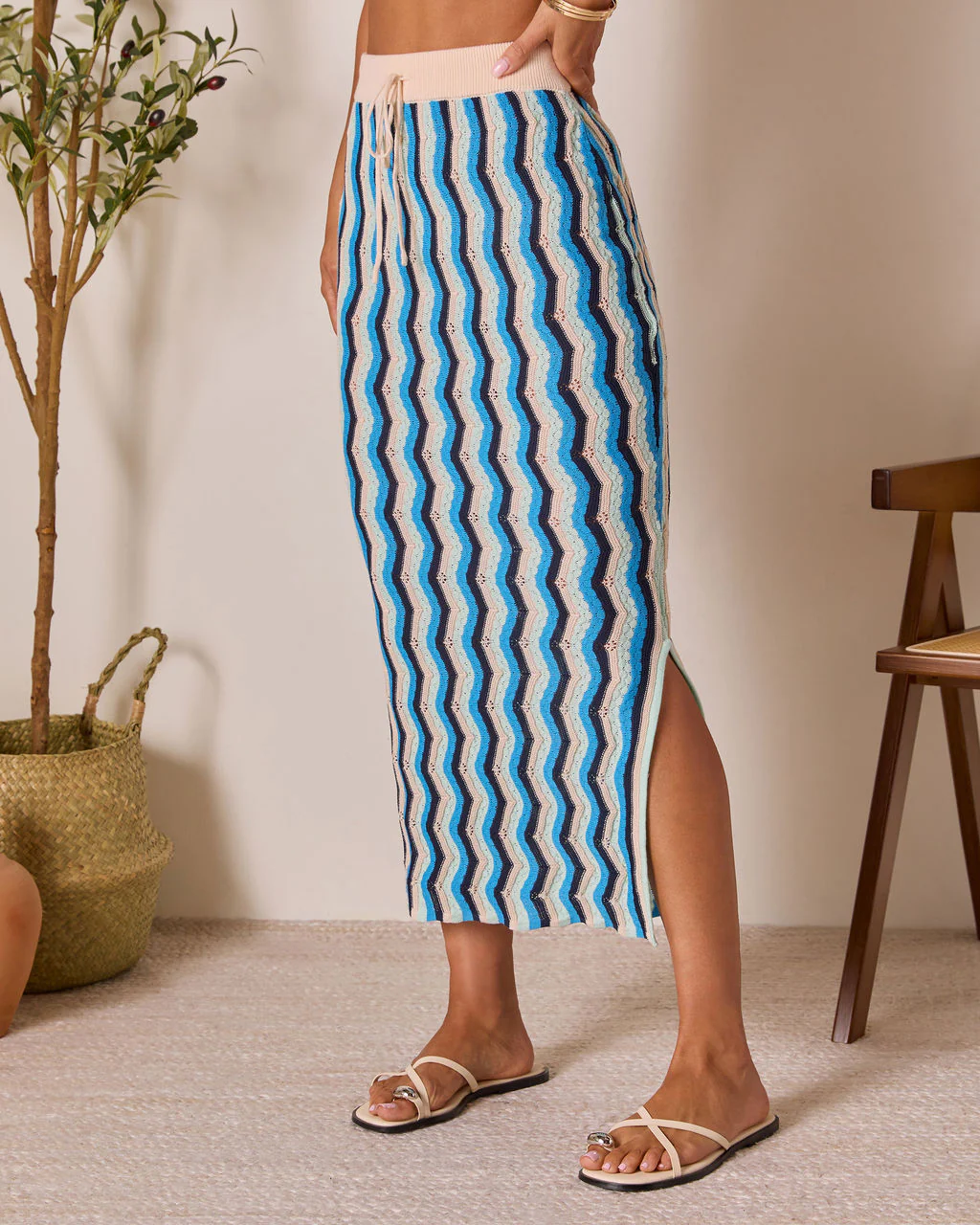 Antarie Knit Maxi Skirt - Image 3