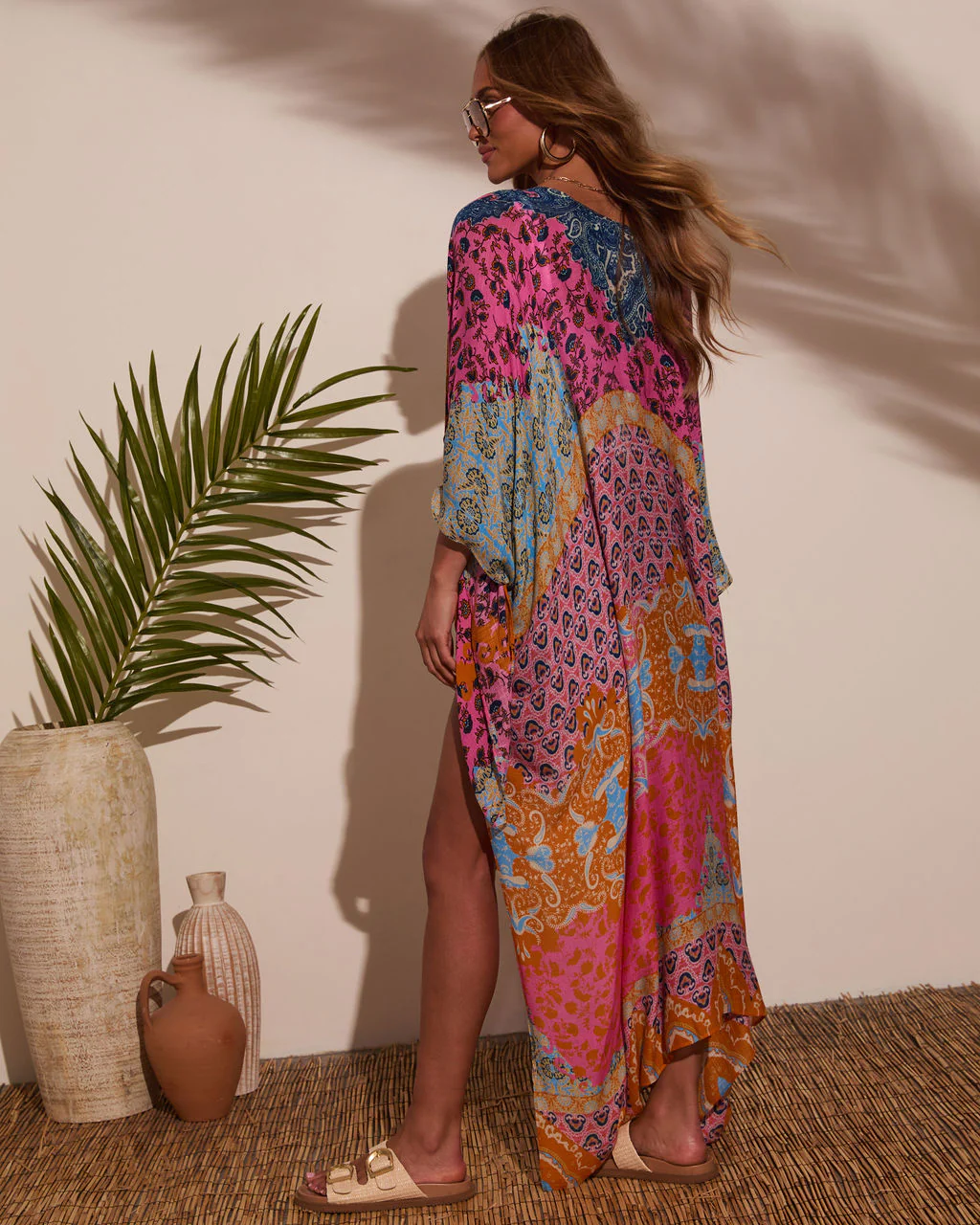Antonella Printed Duster Kimono - Image 3
