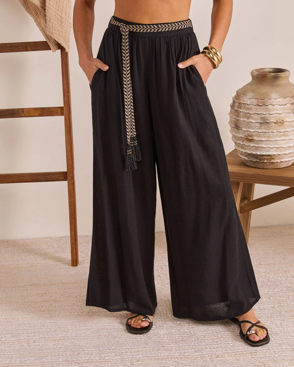 Arana Relaxed Belted Pants - Image 2