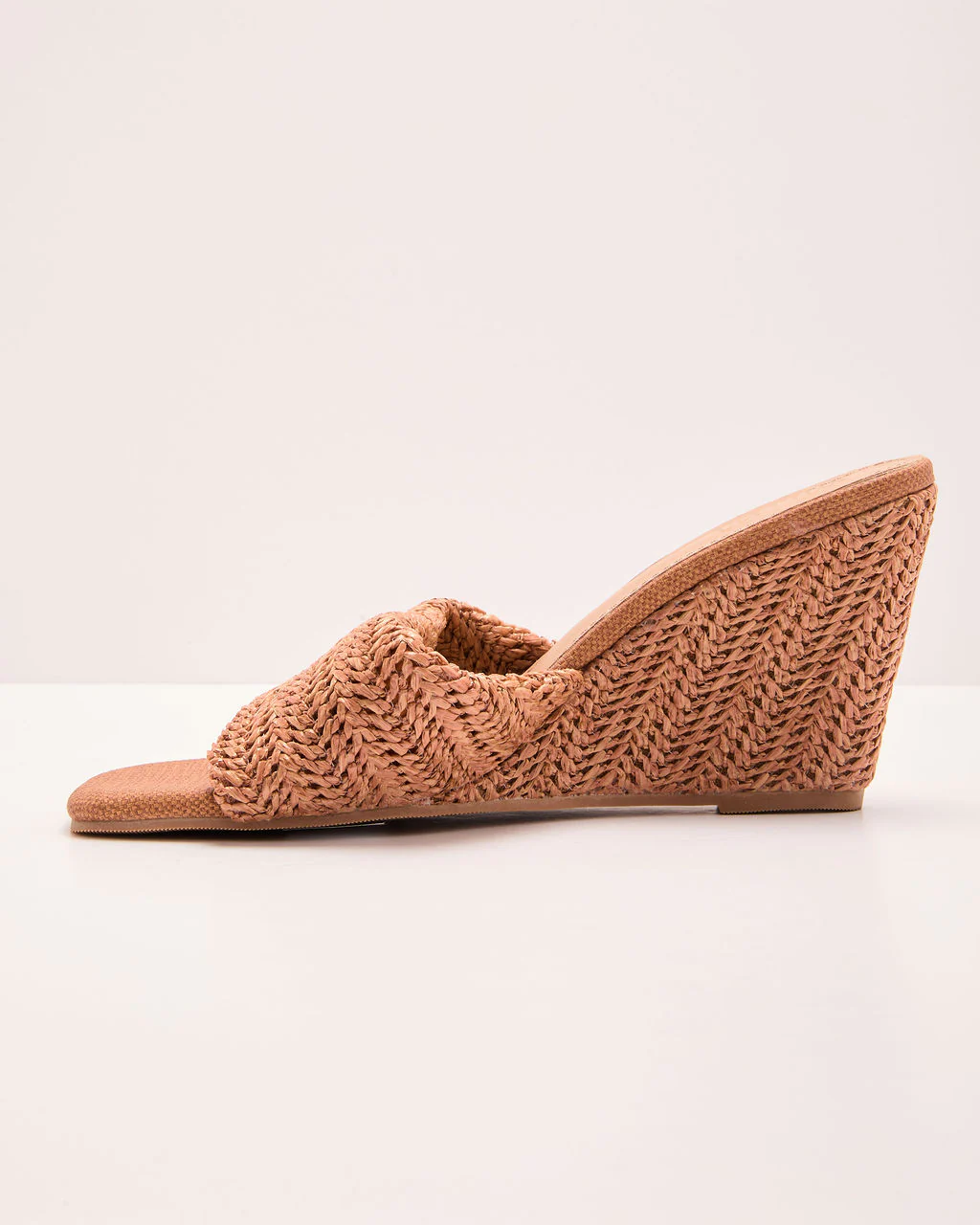 Arbella Raffia Wedge Mules - Image 4