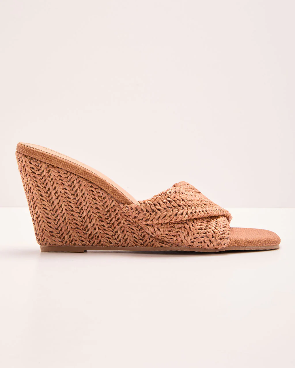 Arbella Raffia Wedge Mules - Image 5