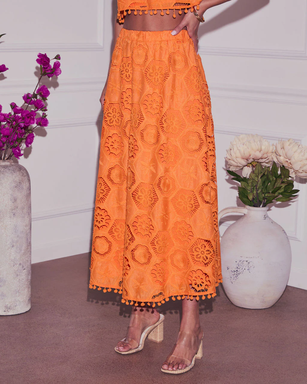 As You Are Embroidered Maxi Skirt - Image 3