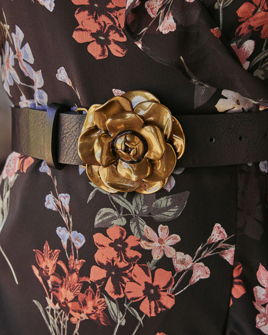 Ashglow Flower Buckle Belt - Image 4