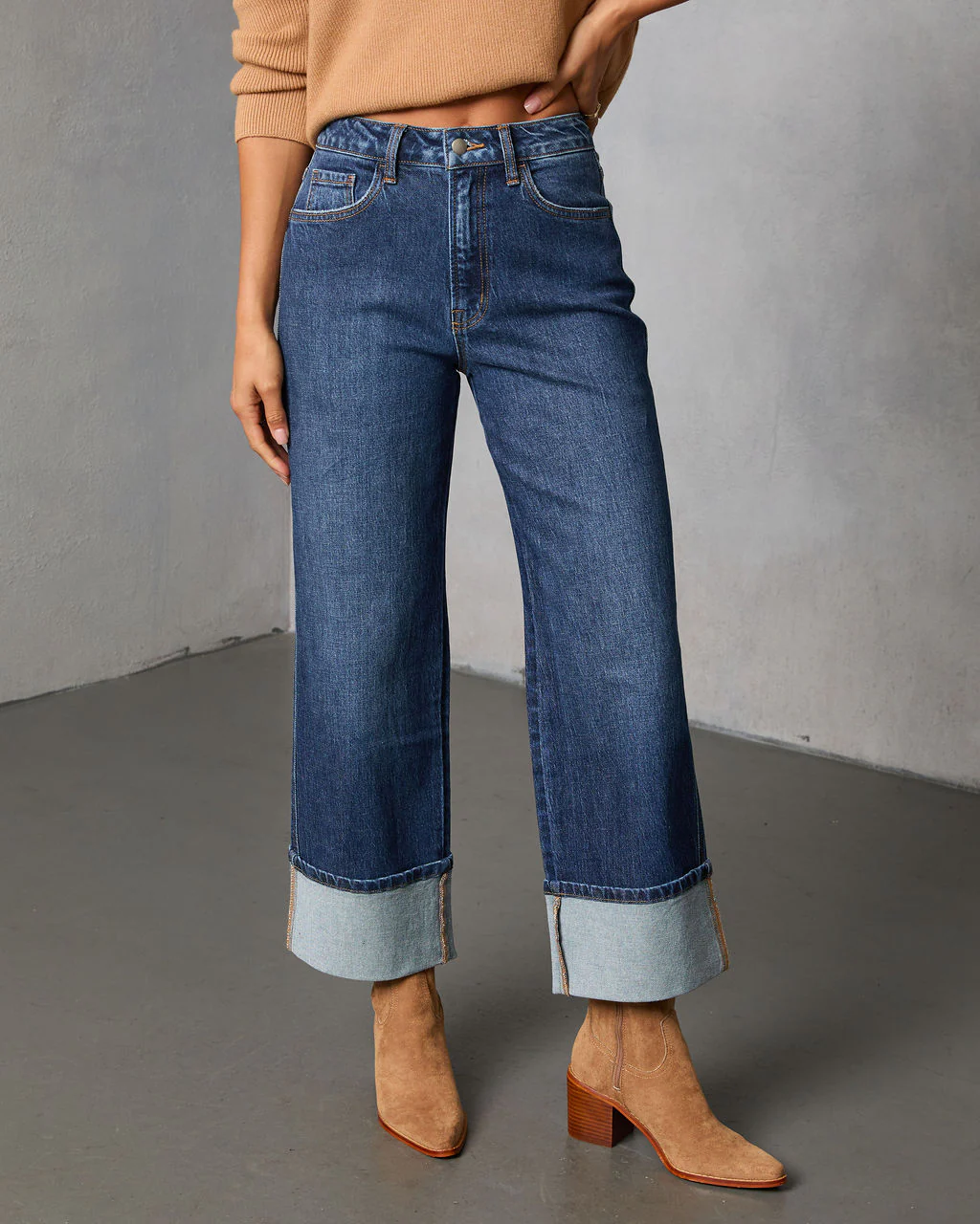 Ashland Stretch High Rise Straight Leg Jeans - Image 12