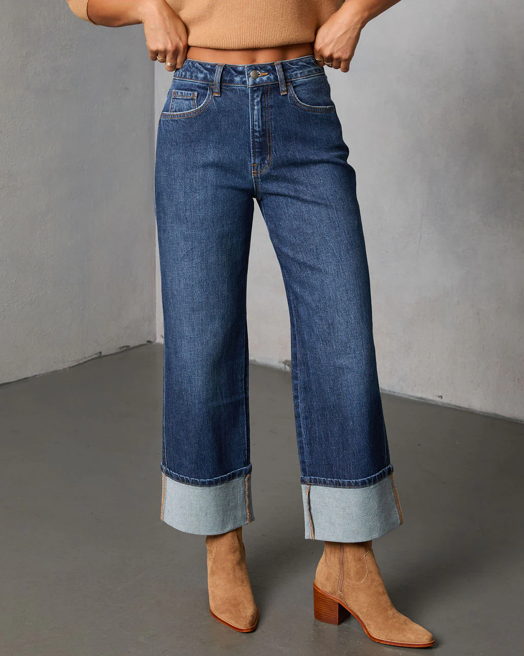 Ashland Stretch High Rise Straight Leg Jeans - Image 7