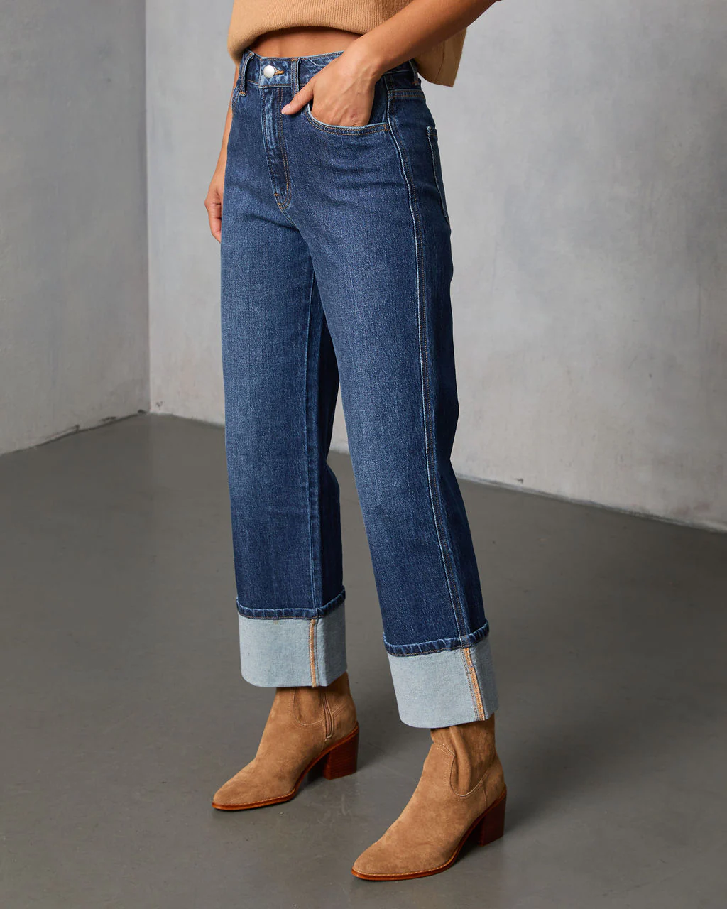 Ashland Stretch High Rise Straight Leg Jeans - Image 9