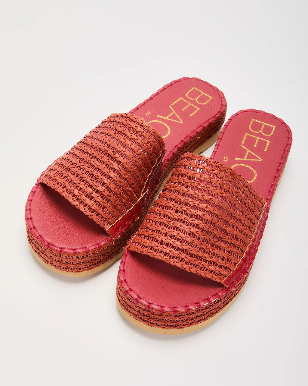 Ashlen Raffia Platform Sandals - Image 14