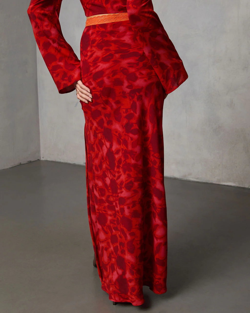 Astrella Abstract Maxi Skirt - Image 4