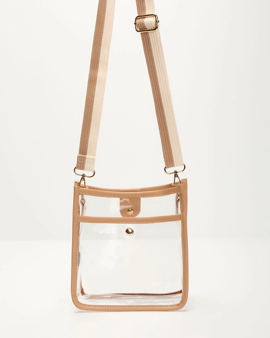 Bag Check Clear PVC Crossbody Bag - Image 2