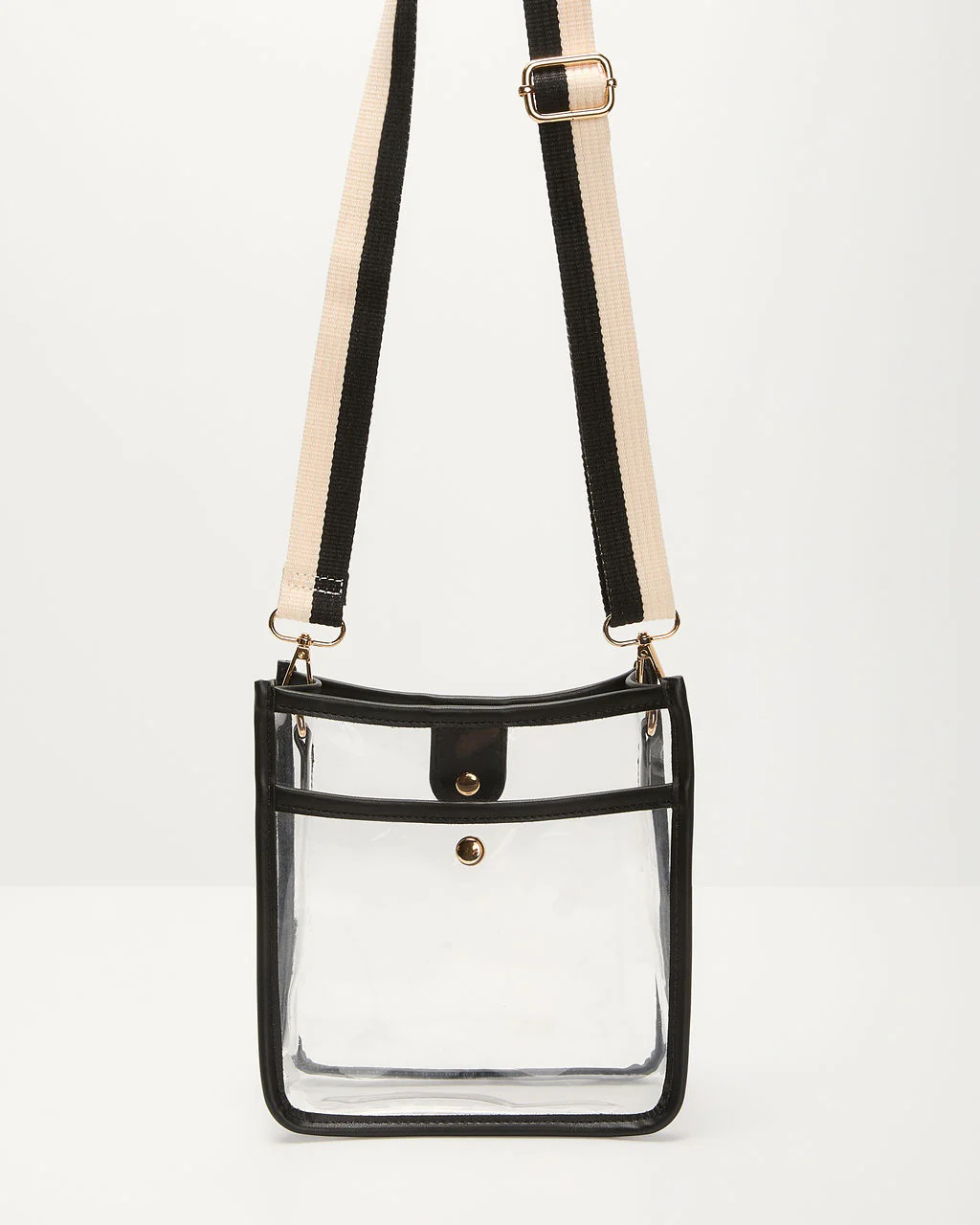 Bag Check Clear PVC Crossbody Bag - Image 6