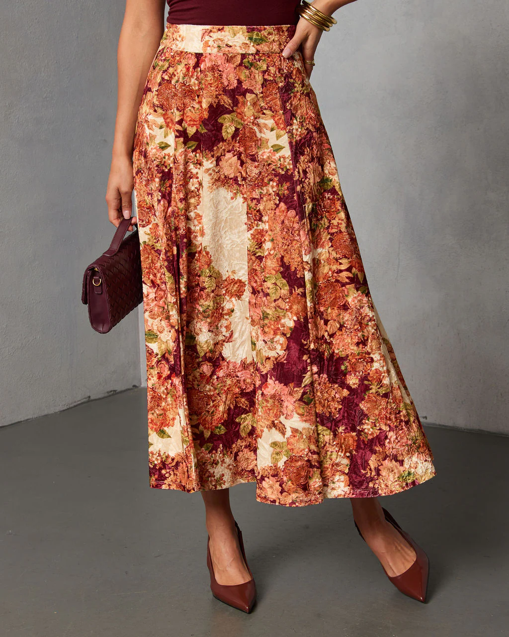 Bahia Bloom Printed Maxi Skirt - Image 2