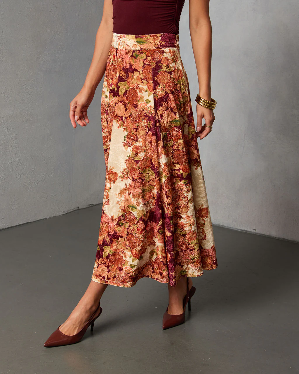 Bahia Bloom Printed Maxi Skirt - Image 3
