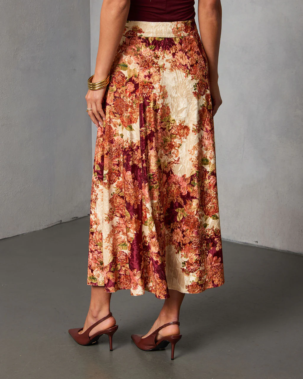 Bahia Bloom Printed Maxi Skirt - Image 4