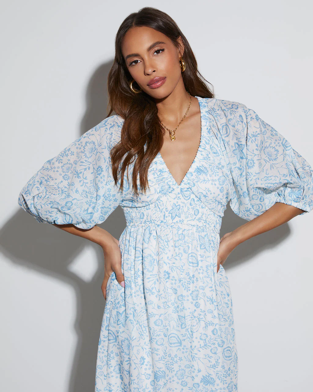Bailey Long Sleeve Floral Maxi Dress - Image 5