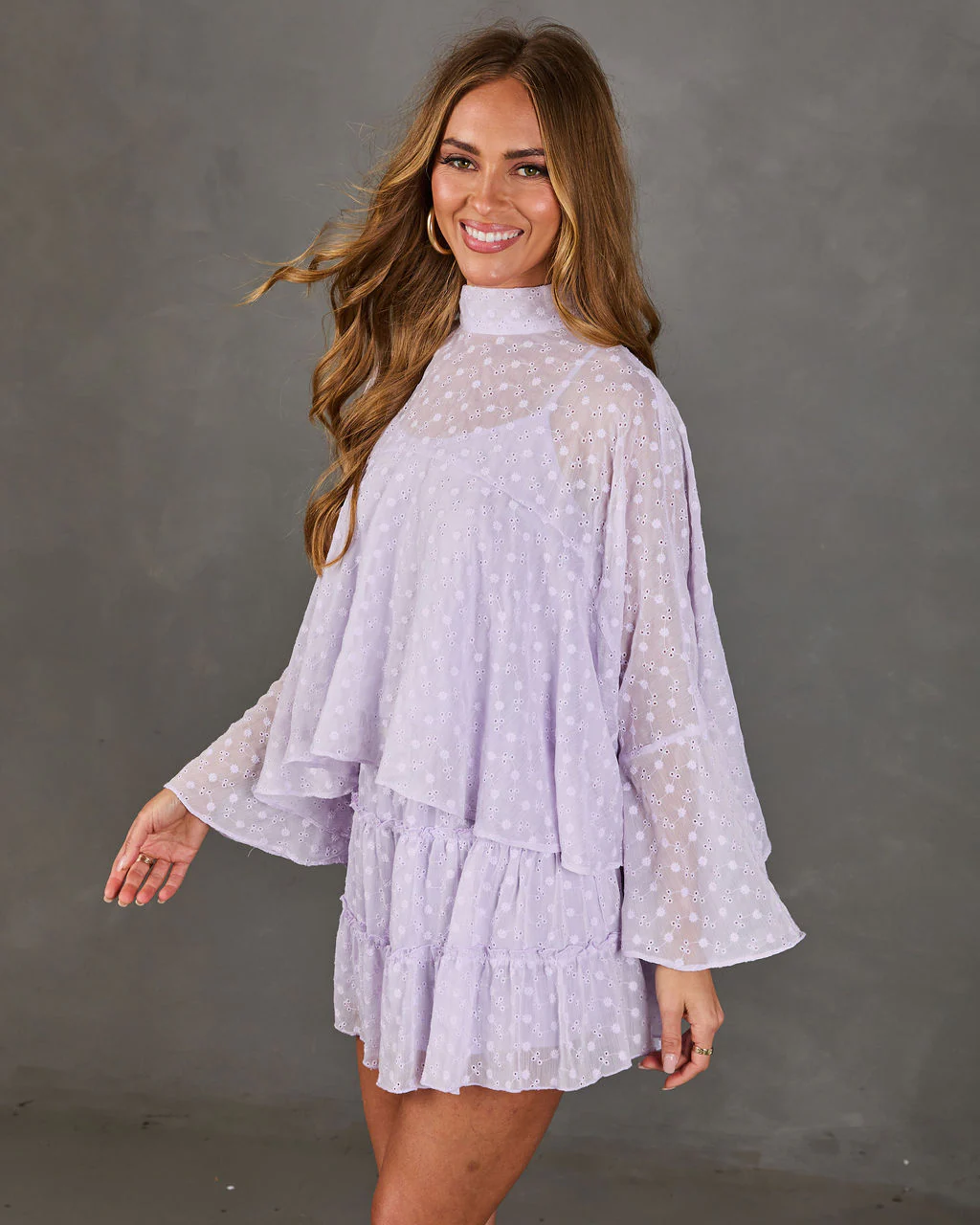 Balcony Breeze Floral Eyelet Blouse - Image 3