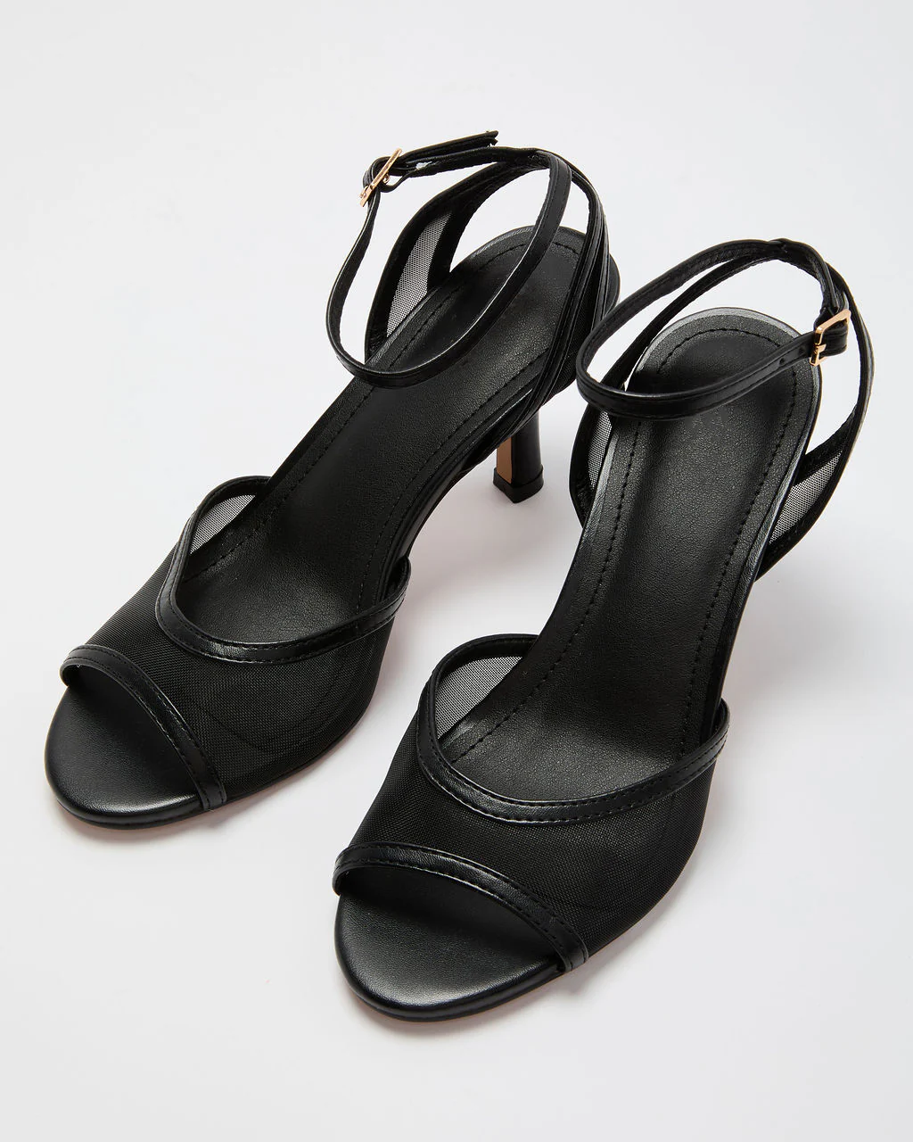 Bare Intention Mesh Panel Heels - Image 2
