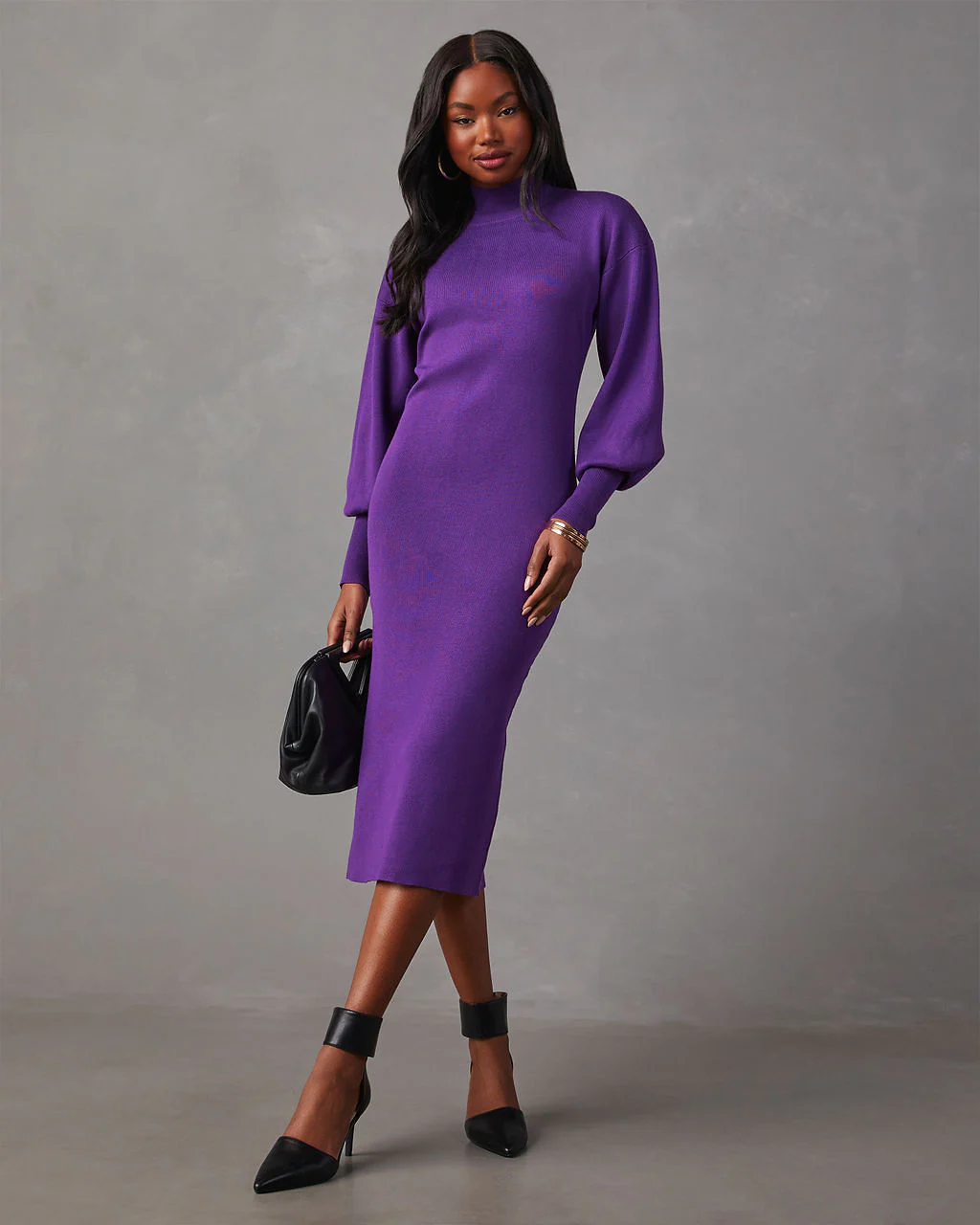 Barker Knit Midi Sweater Dress - Image 3
