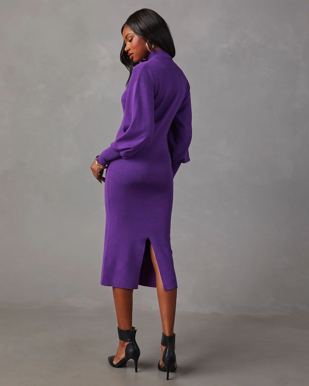 Barker Knit Midi Sweater Dress - Image 6