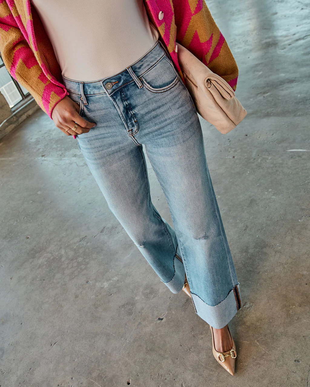 Baseline Super Stretch High Rise Flare Jeans - Image 3