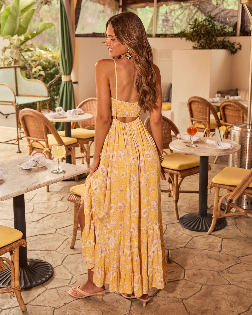 Beachy Bloom Floral Maxi Dress - Image 4