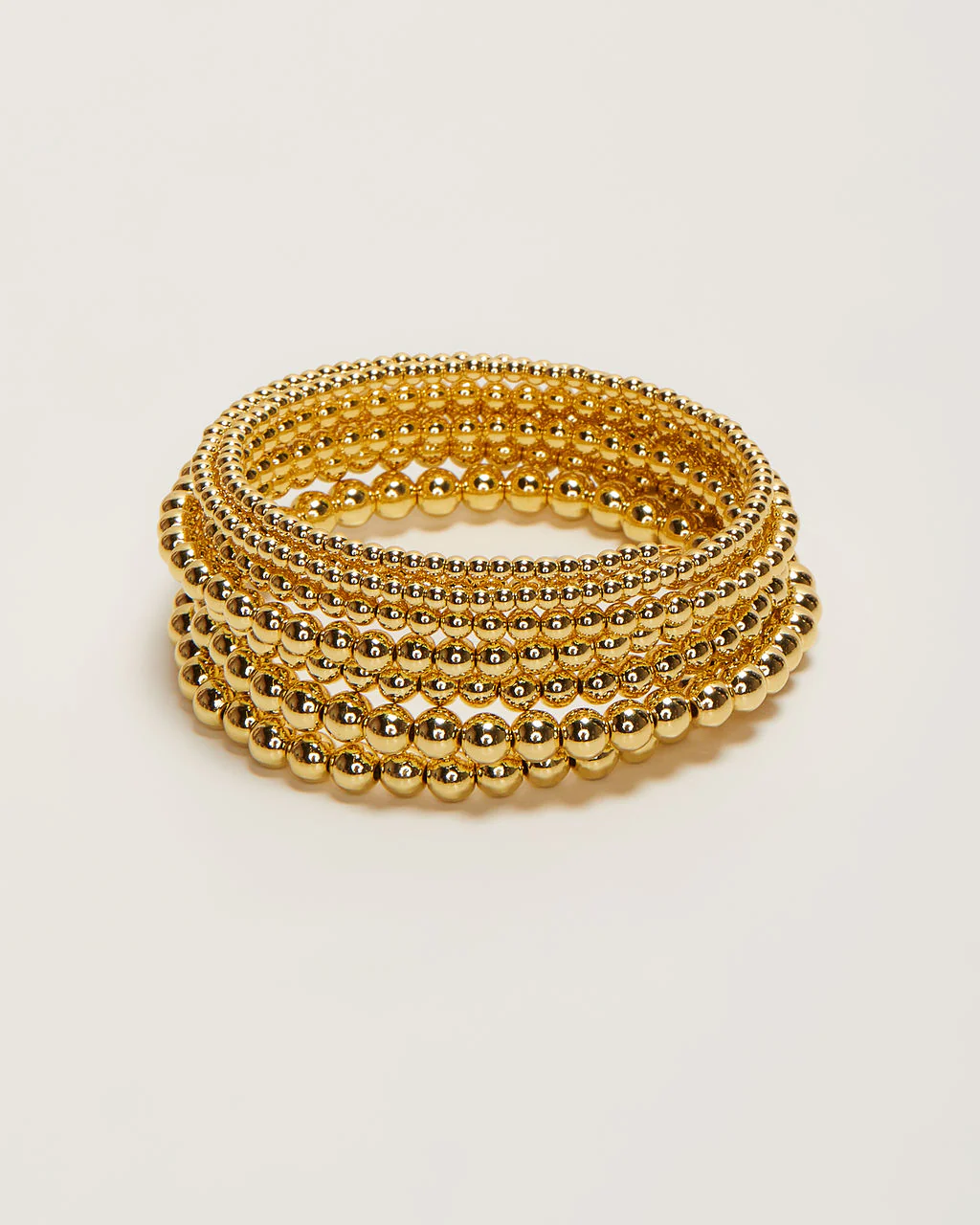 Beaded 18k Gold Plated Bangles - Image 4