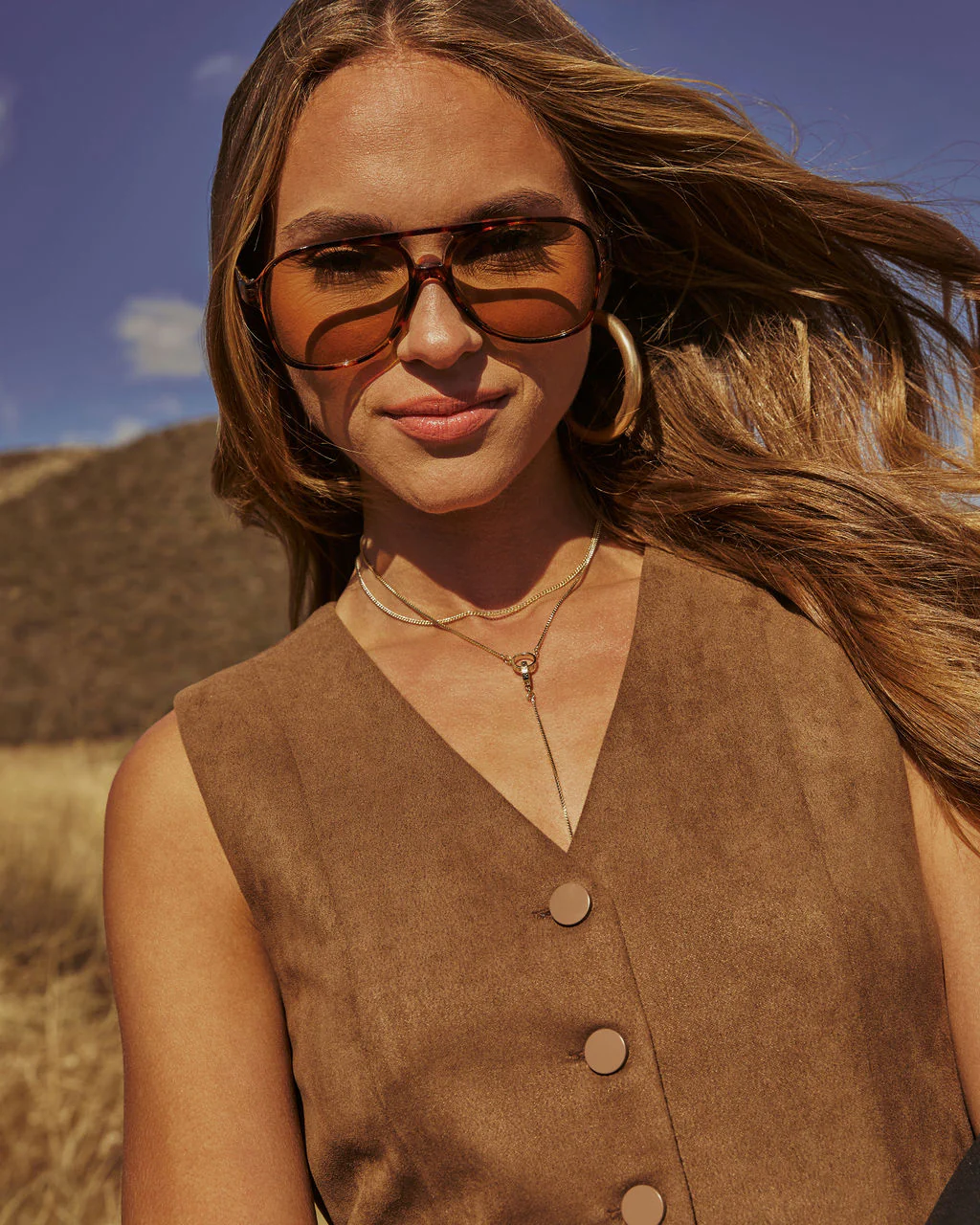 Bellah Classic Aviator Sunglasses - Image 4