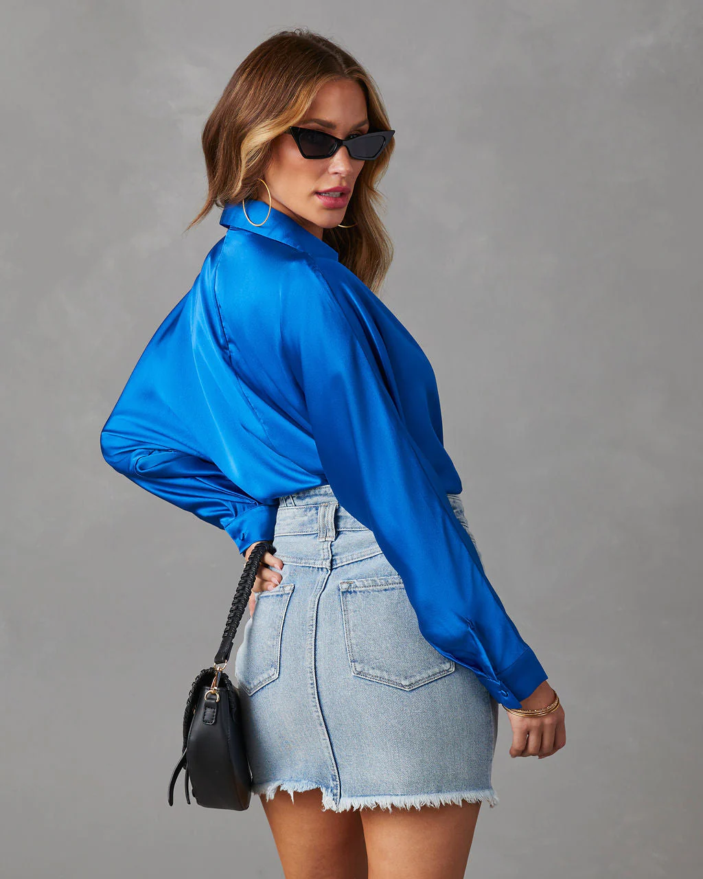 Bentley Biz Satin Long Sleeve Bodysuit - Image 2