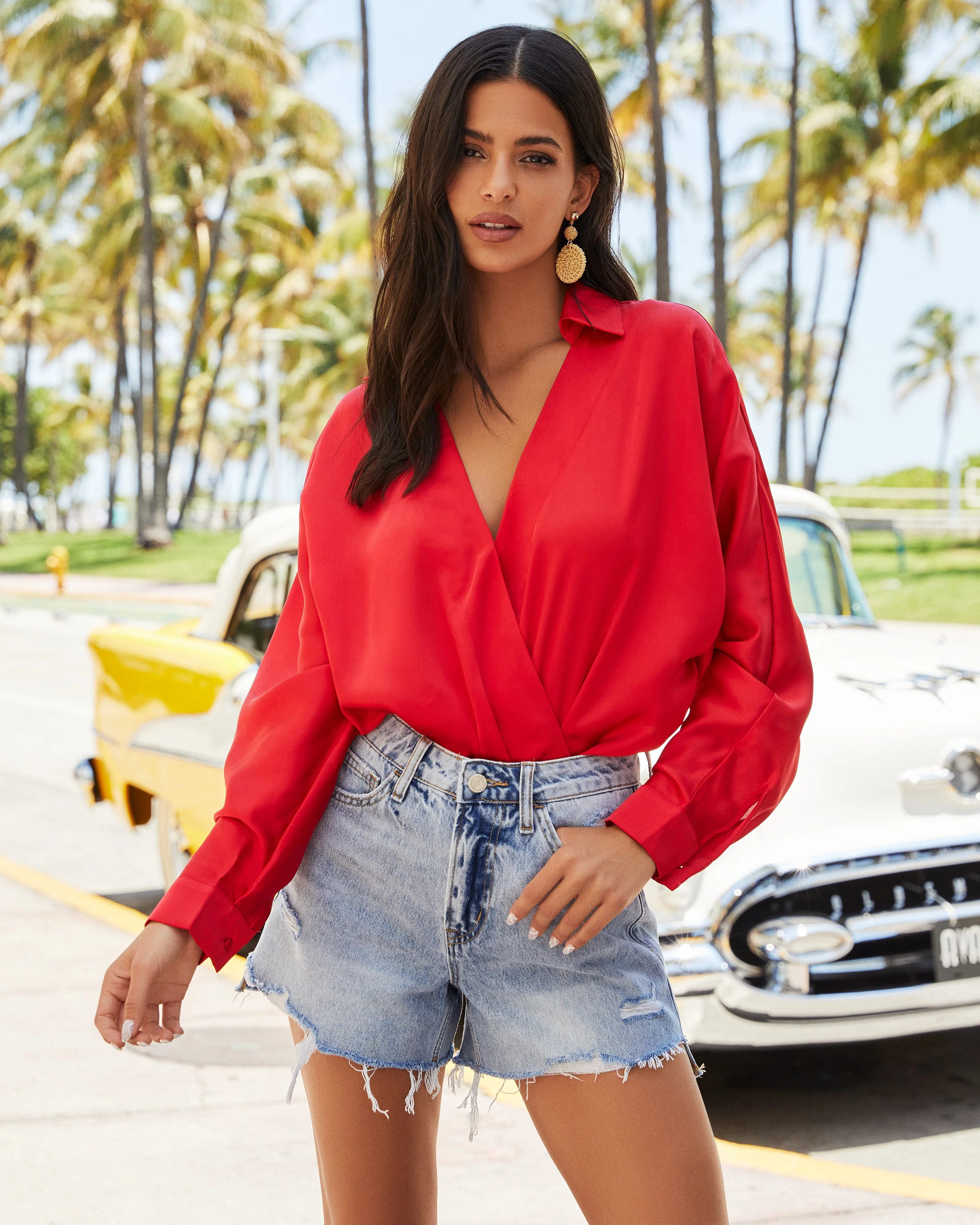 Bentley Biz Satin Long Sleeve Bodysuit - Image 8