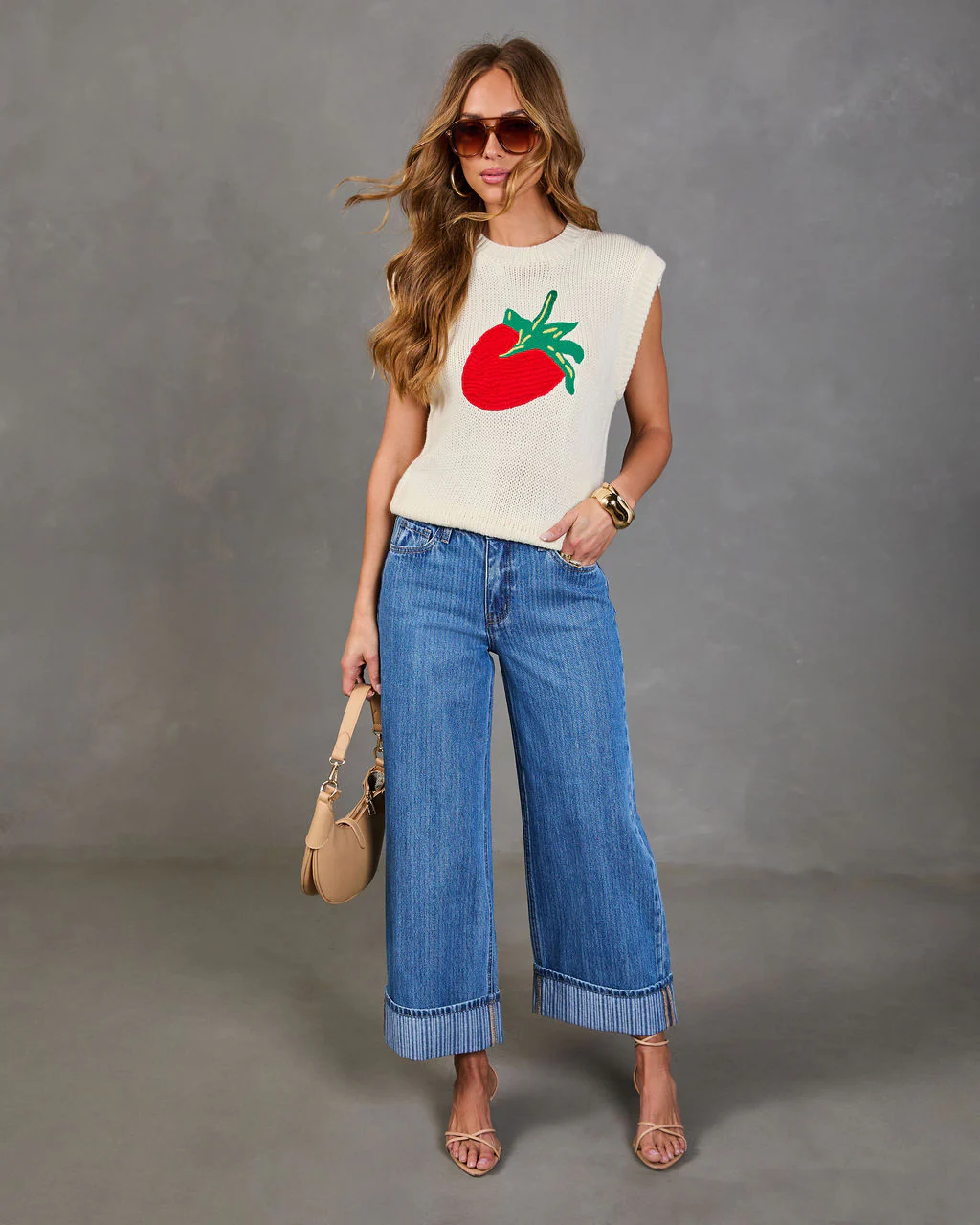 Berry Darling Knit Strawberry Sweater  - Image 2