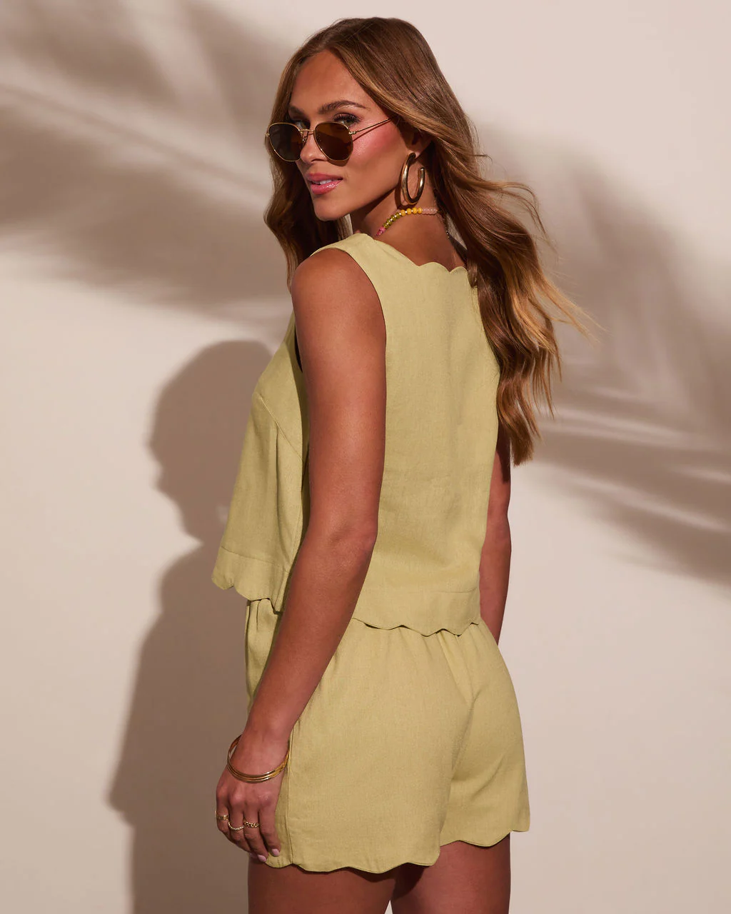 Beverlie Scallop Trim Top - Image 10