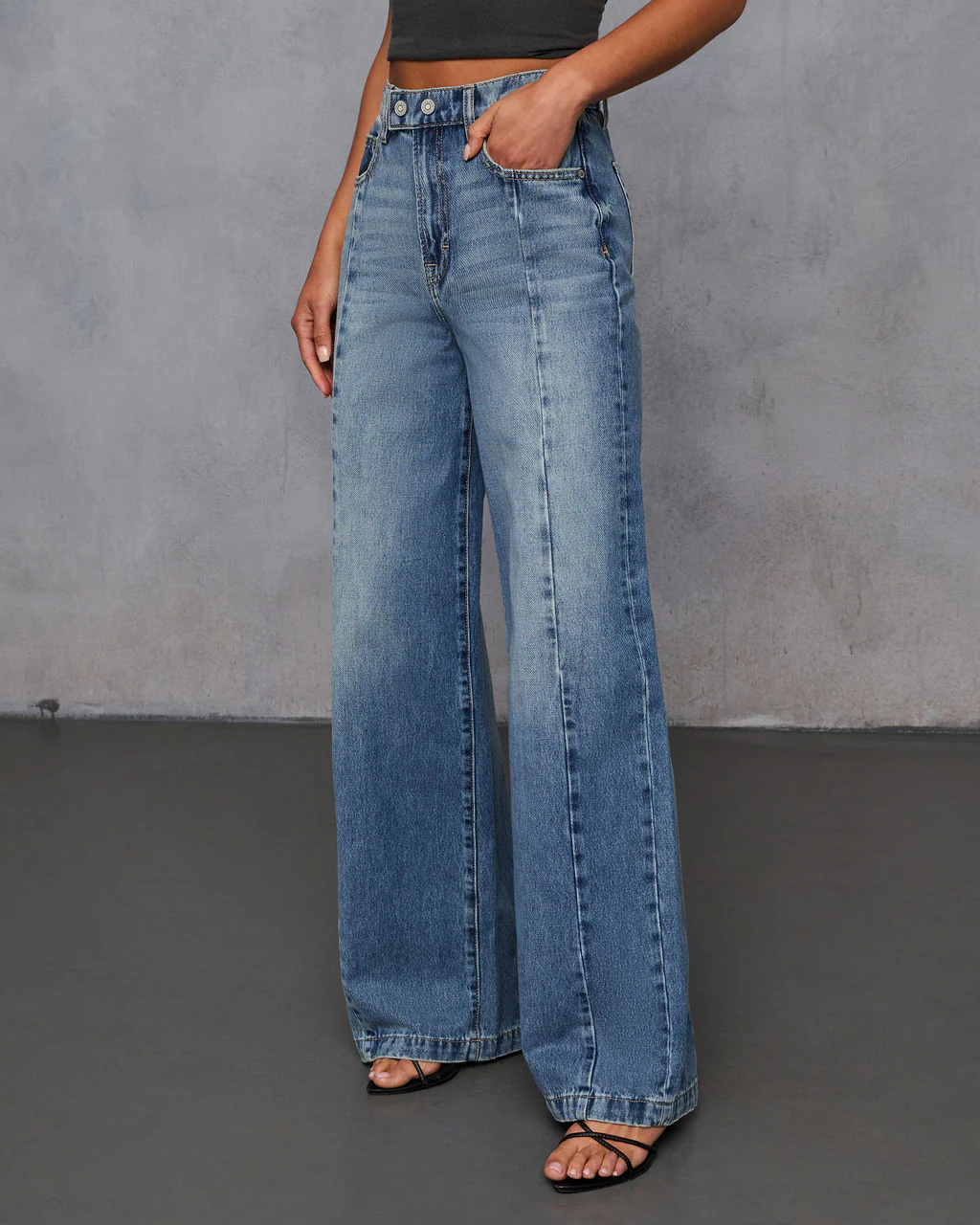 Beverly Rigid Wide Leg Jeans - Image 3