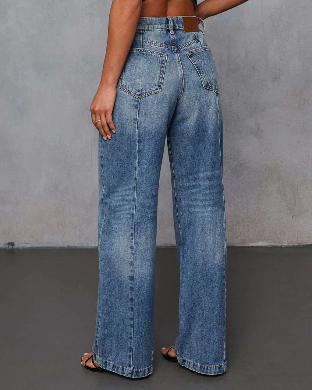 Beverly Rigid Wide Leg Jeans - Image 4