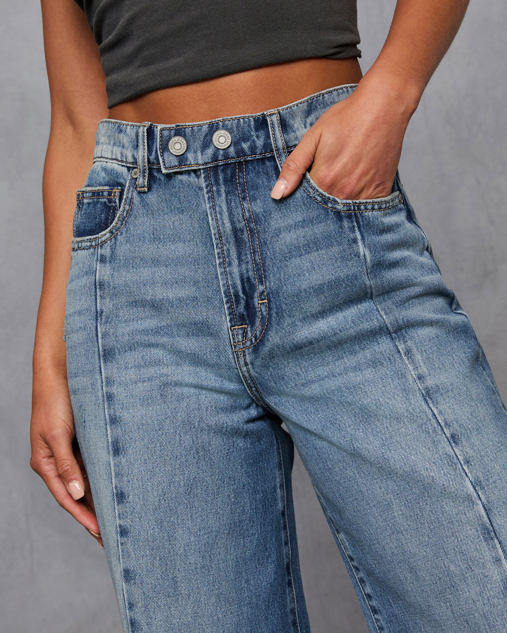 Beverly Rigid Wide Leg Jeans - Image 6
