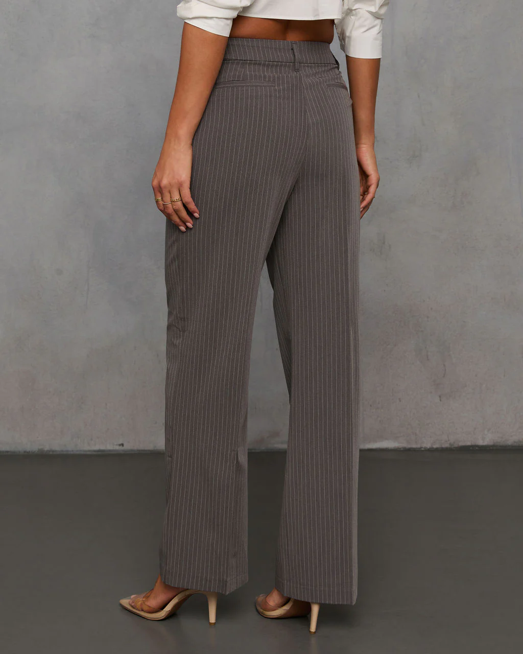 Biba Pinstripe Trouser Pants - Image 4