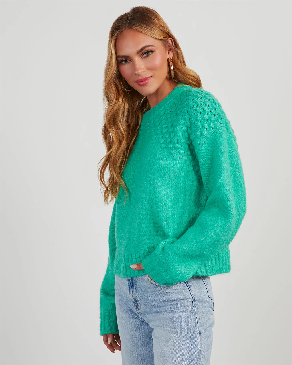 Billie Pom Crewneck Sweater - Image 3