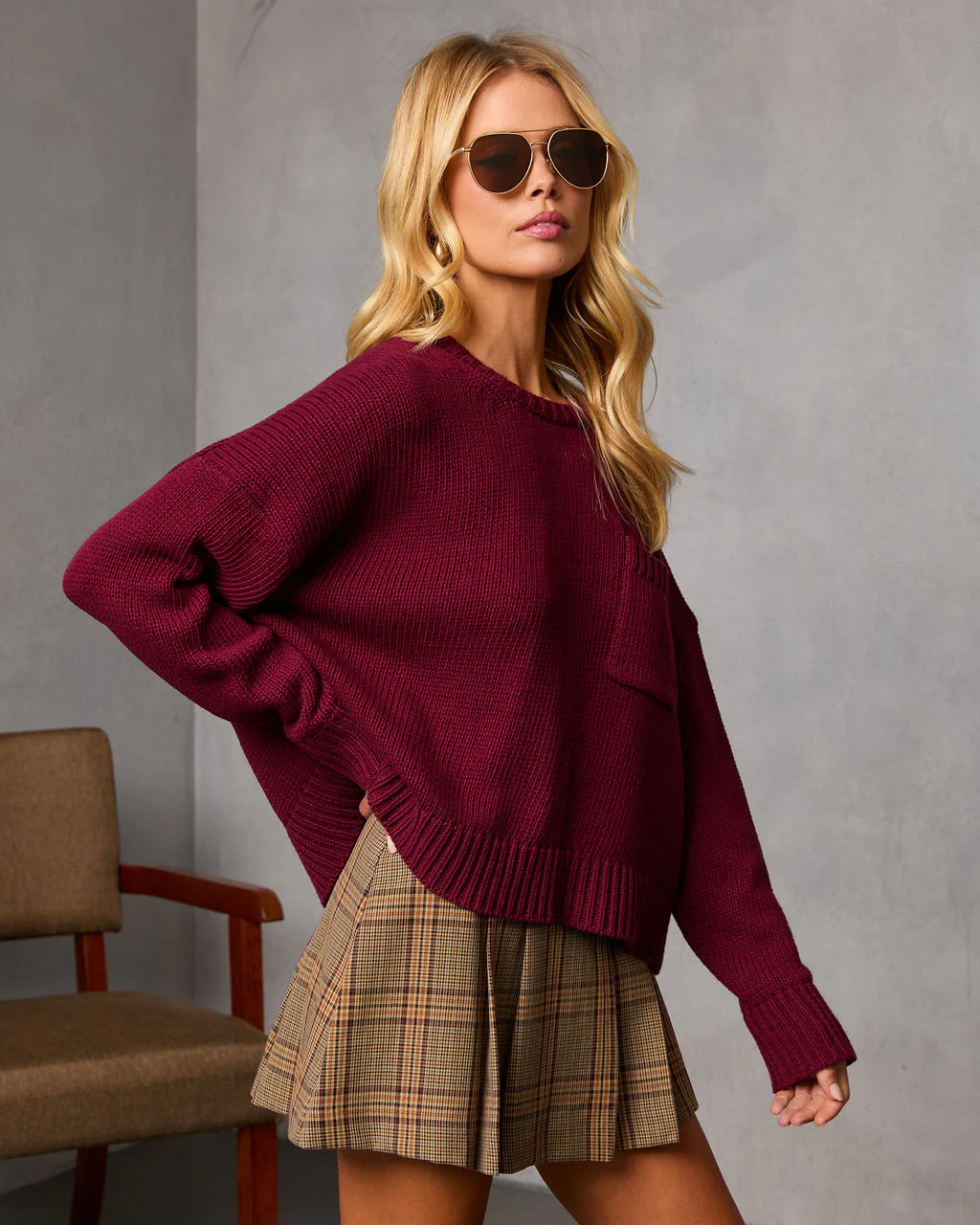 Bilos Relaxed Ribbed Knit Sweater - Image 9