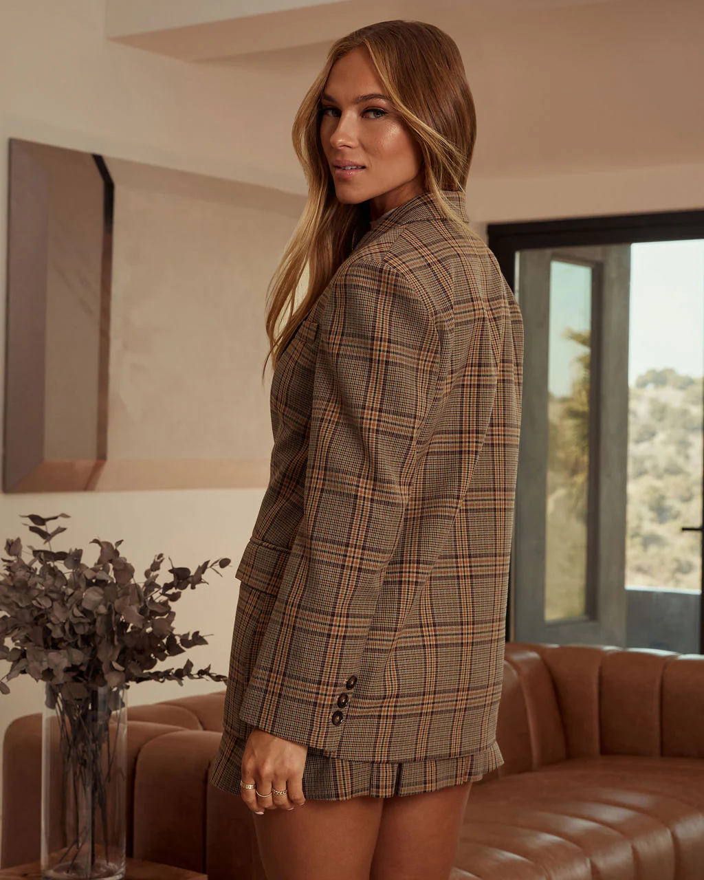 Binx Plaid Blazer - Image 5