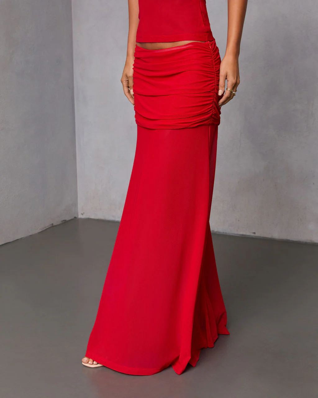 Bittersweet Crush Mesh Maxi Skirt - Image 3