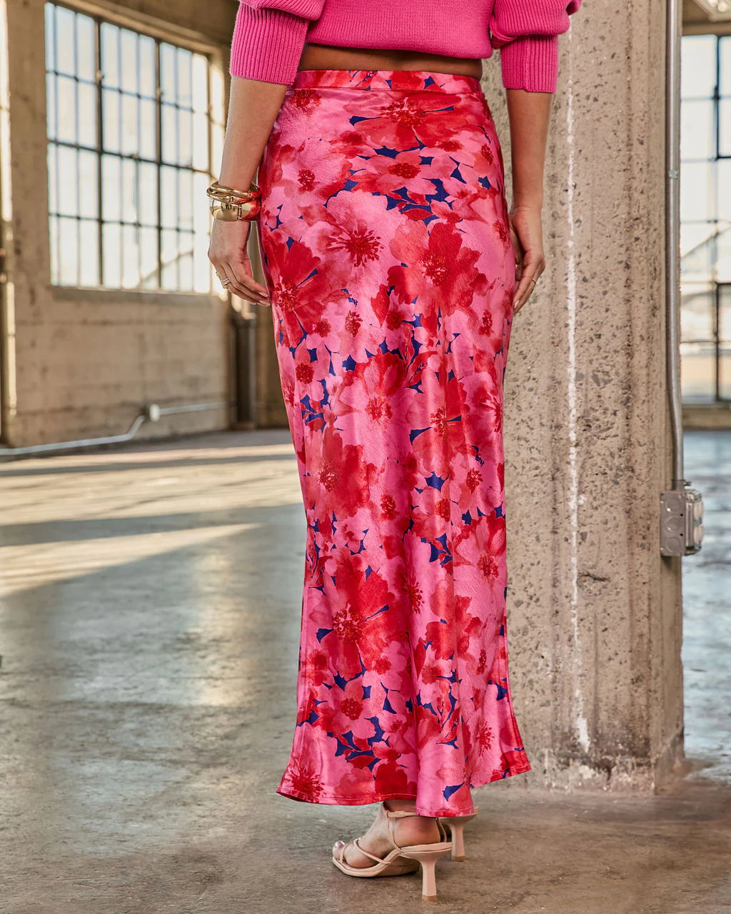 Bloom Again Printed Midi Skirt - Image 4