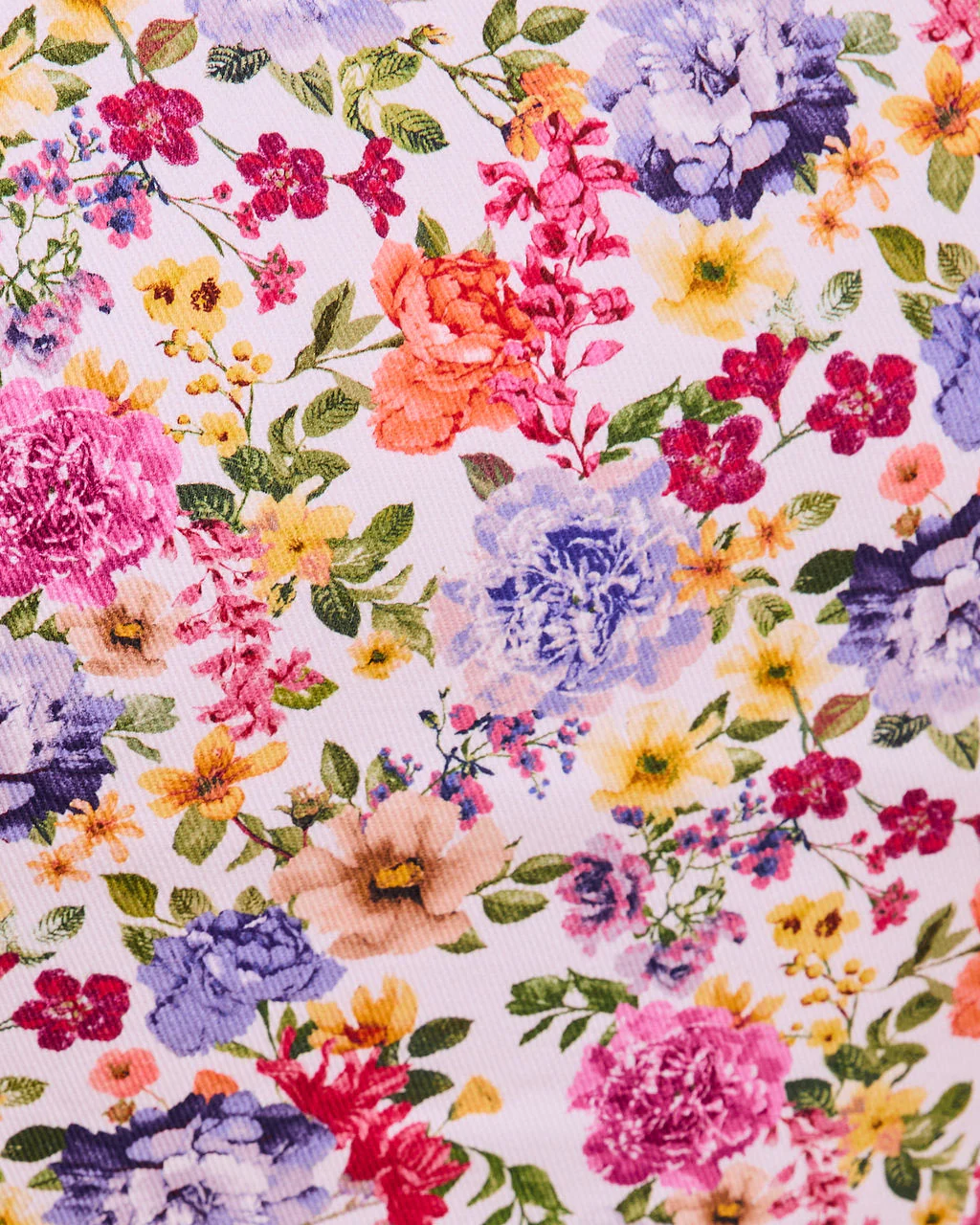 Bloom Spell Twill Floral Romper - Image 6
