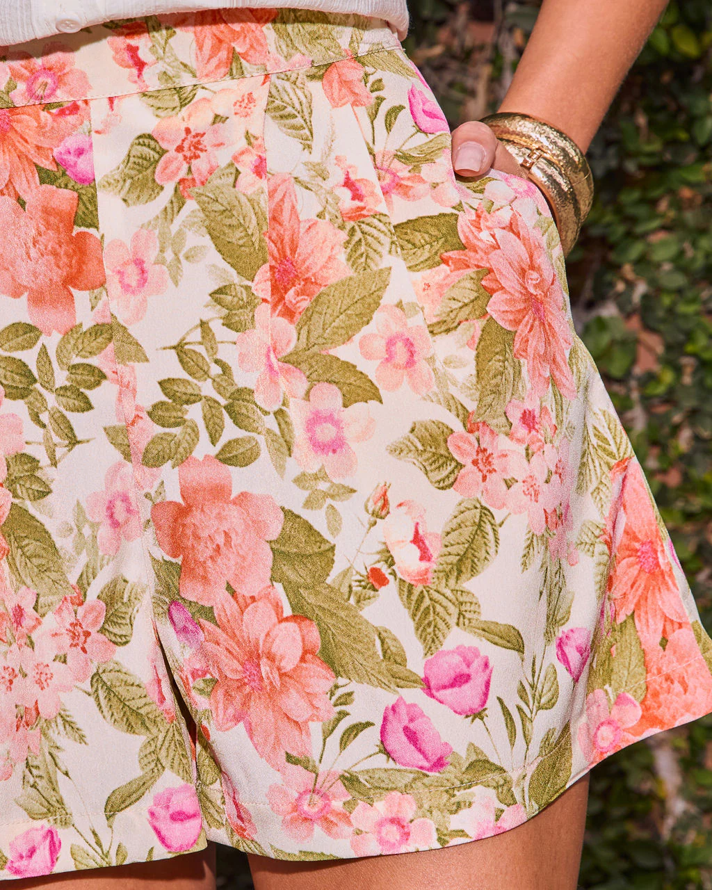 Blooming Daydream Floral Print Shorts - Image 6