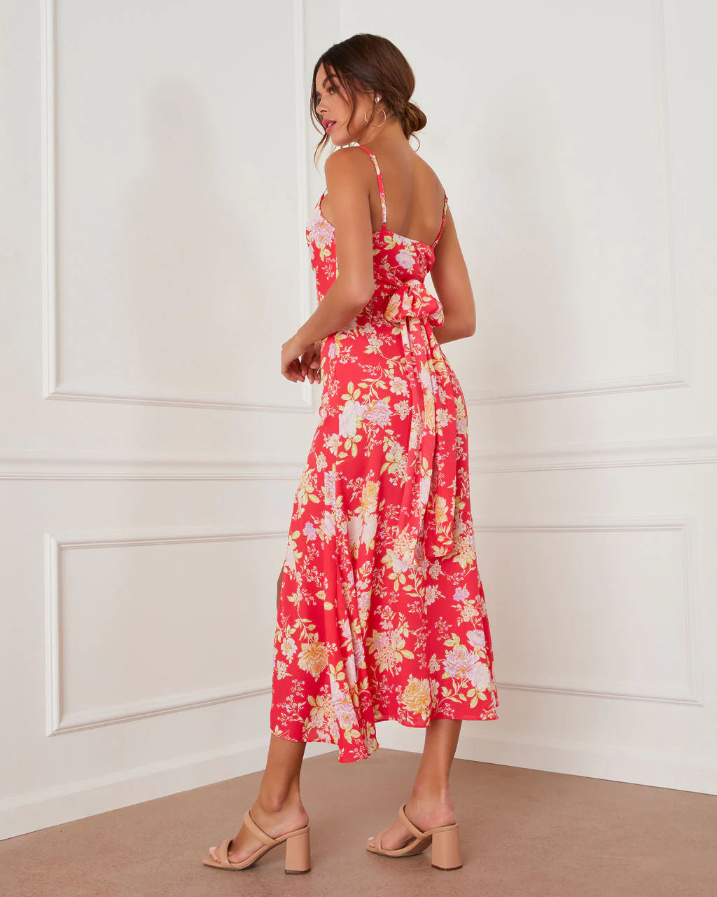 Blossoming Wildflower Midi Dress - Image 2