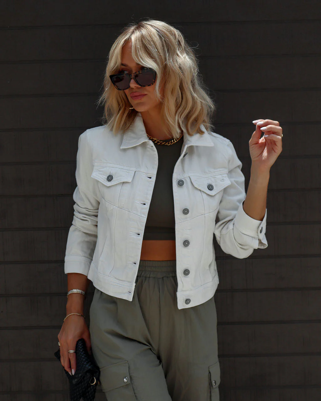 Blue Jean Baby Distressed Denim Jacket - Image 7