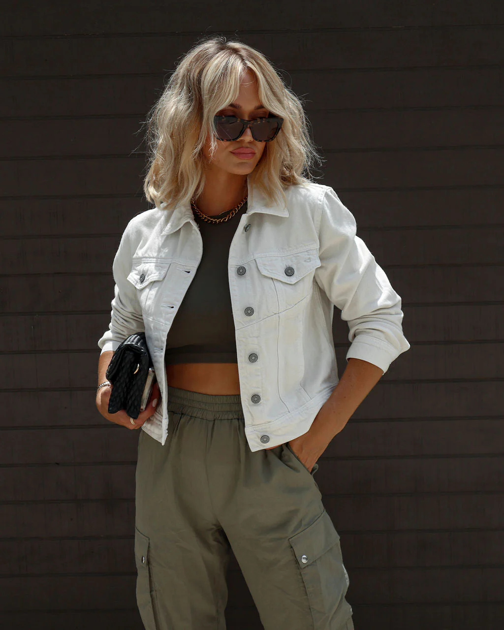 Blue Jean Baby Distressed Denim Jacket - Image 9