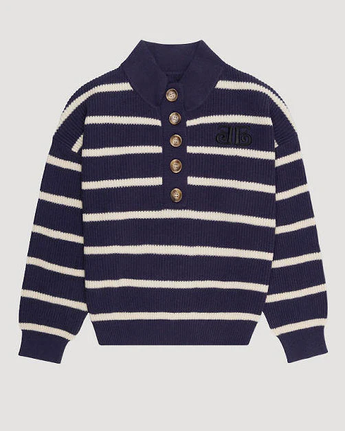 Blythe Striped Polo Sweater - Image 6